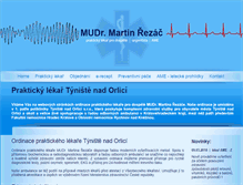 Tablet Screenshot of ordinace-rezac.cz